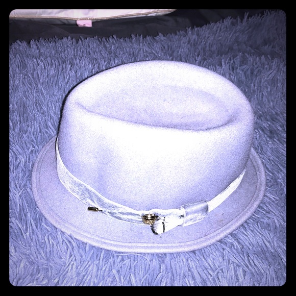 Juicy Couture Accessories Juicy Couture Light Grey Fedora Wvelvet